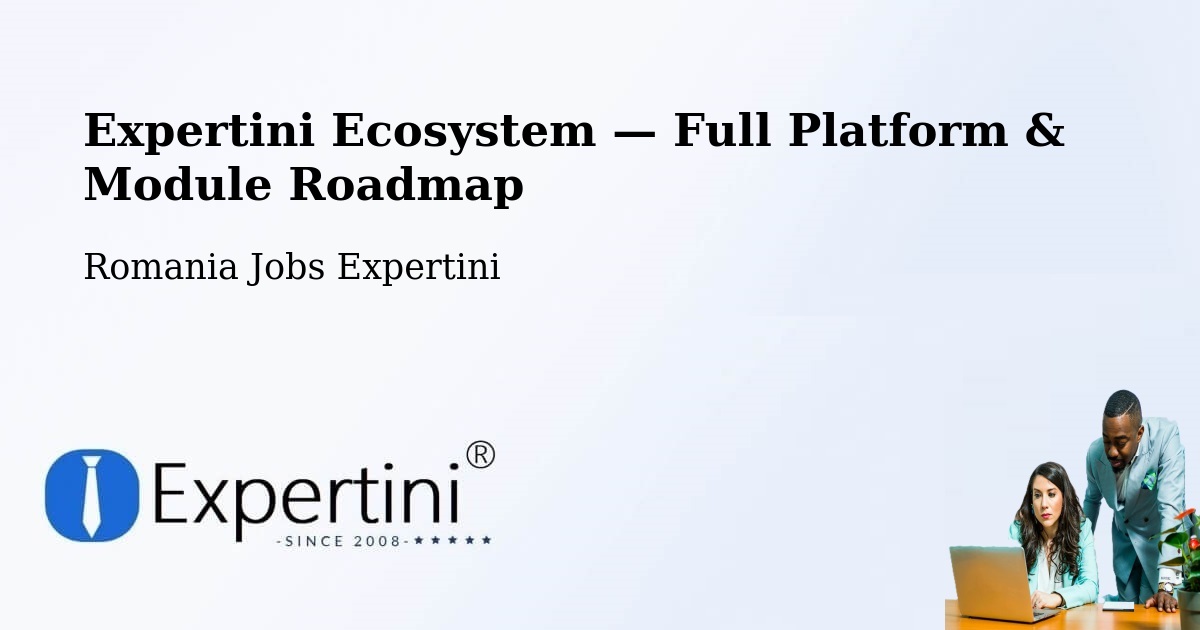 Expertini Ecosystem — Full Platform & Module Roadmap – Igești